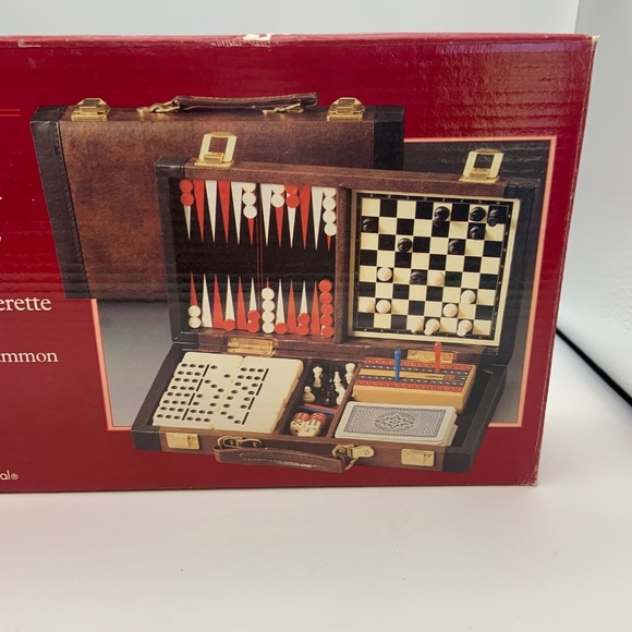 Vintage Sealed Cardinal Game Attaché Six-In-One Small Travel Games - Picture 3 of 14